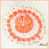 Woolen Fancy Gajri & Cream Poshak With Cap